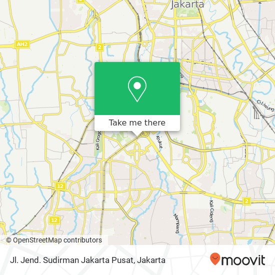 Jl. Jend. Sudirman Jakarta Pusat map