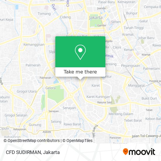 CFD SUDIRMAN map