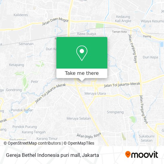 Gereja Bethel Indonesia puri mall map