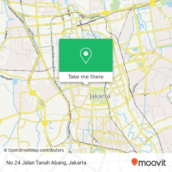 No.24 Jalan Tanah Abang map