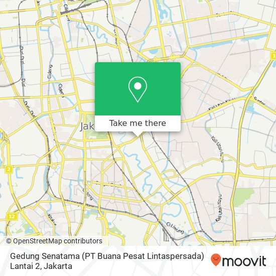 Gedung Senatama (PT Buana Pesat Lintaspersada) Lantai 2 map