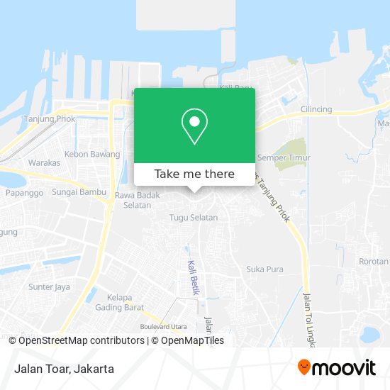 Jalan Toar map