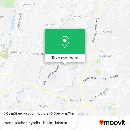 panti asuhan riyadhul huda map