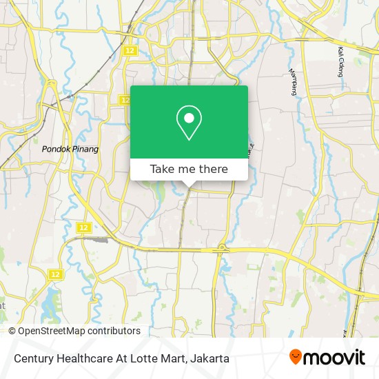 Century Healthcare At Lotte Mart map