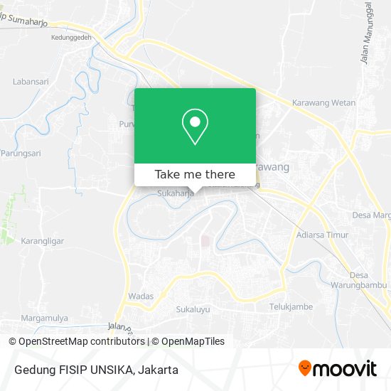 Gedung FISIP UNSIKA map