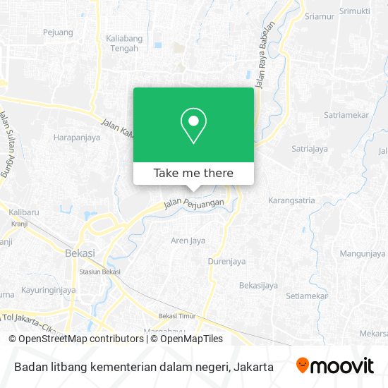 Badan litbang kementerian dalam negeri map