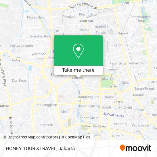 HONEY TOUR &TRAVEL map