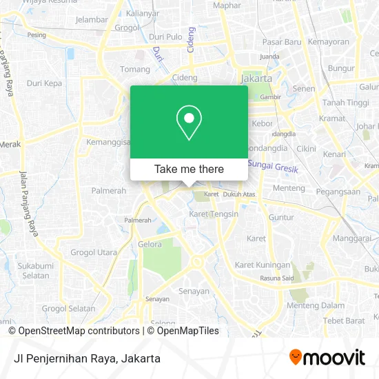 Jl Penjernihan Raya map