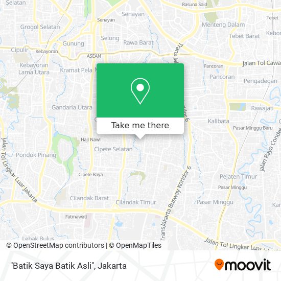 "Batik Saya Batik Asli" map