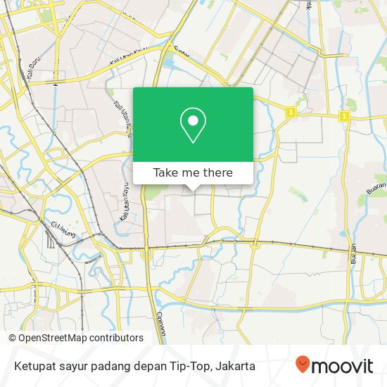 Ketupat sayur padang depan Tip-Top map