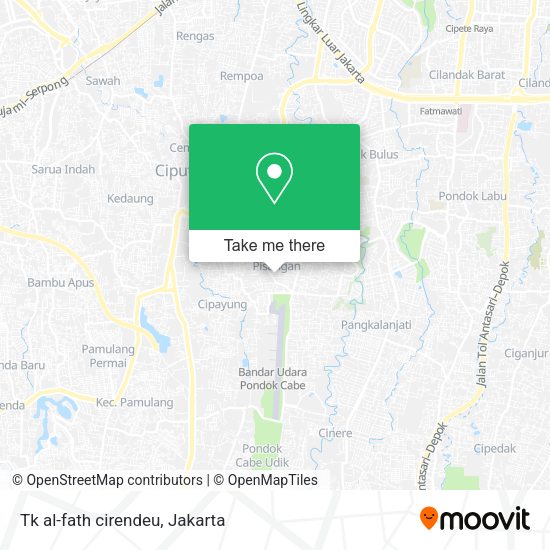 Tk al-fath cirendeu map