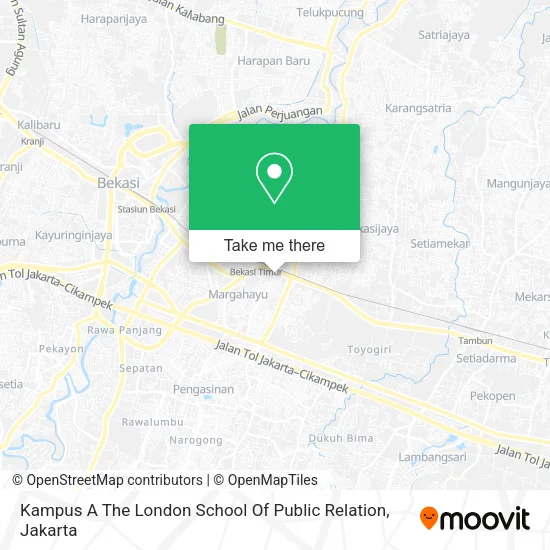 Kampus A The London School Of Public Relation map