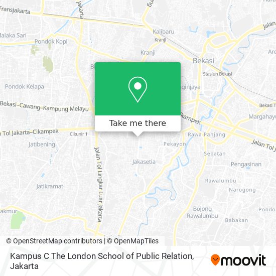 Kampus C The London School of Public Relation map