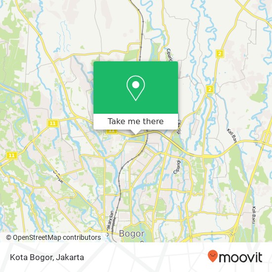 Kota Bogor map