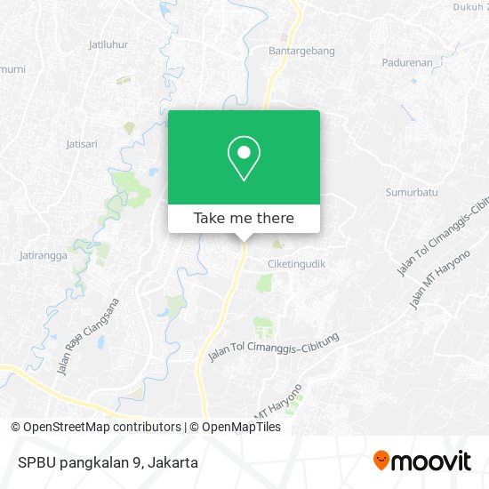 SPBU pangkalan 9 map