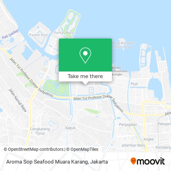 Aroma Sop Seafood Muara Karang map