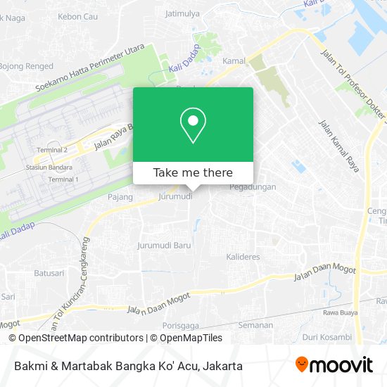Bakmi & Martabak Bangka Ko' Acu map