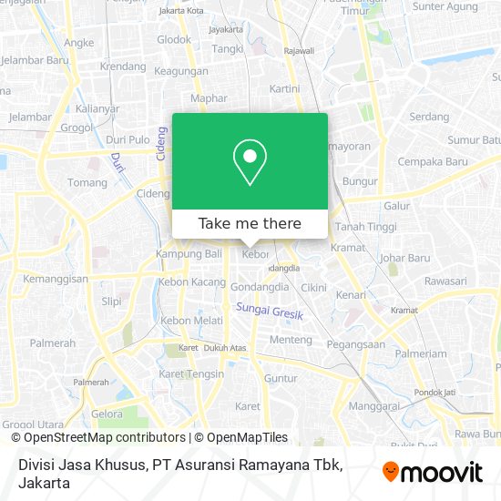 Divisi Jasa Khusus, PT Asuransi  Ramayana Tbk map