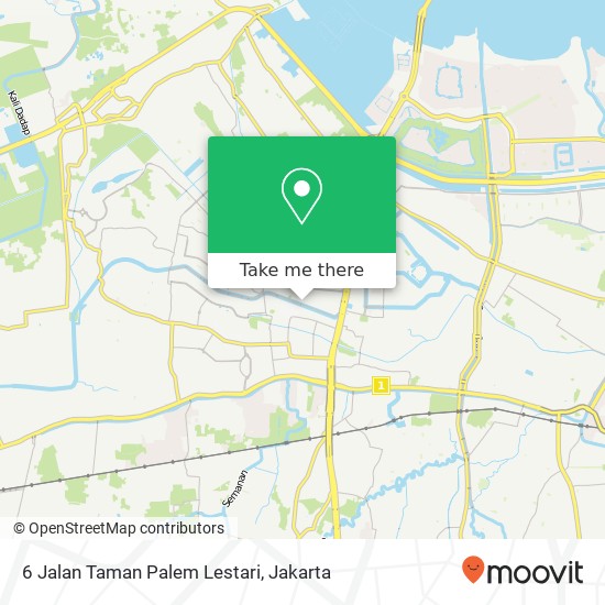 6 Jalan Taman Palem Lestari map