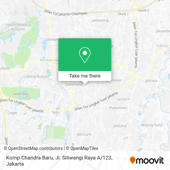 Komp Chandra Baru, Jl. Siliwangi Raya A / 123 map