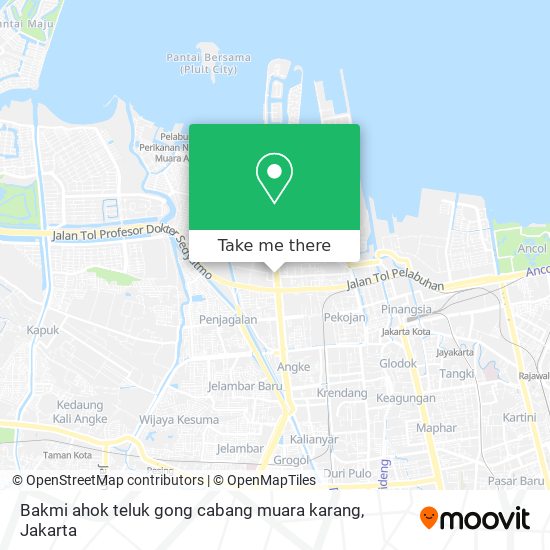Bakmi ahok teluk gong cabang muara karang map