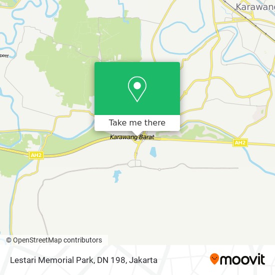 Lestari Memorial Park, DN 198 map