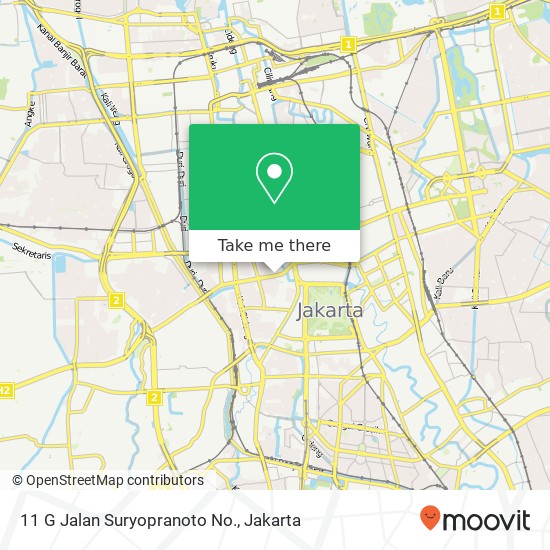 11 G Jalan Suryopranoto No. map