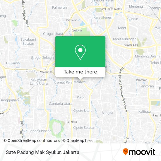 Sate Padang Mak Syukur map