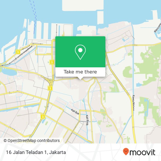 16 Jalan Teladan 1 map