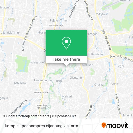 komplek paspampres cijantung map