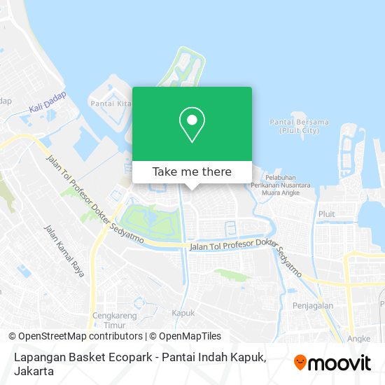 Lapangan Basket Ecopark - Pantai Indah Kapuk map