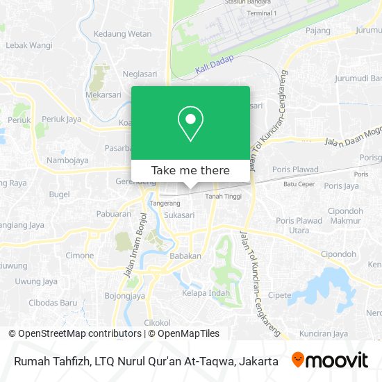 Rumah Tahfizh, LTQ Nurul Qur'an At-Taqwa map