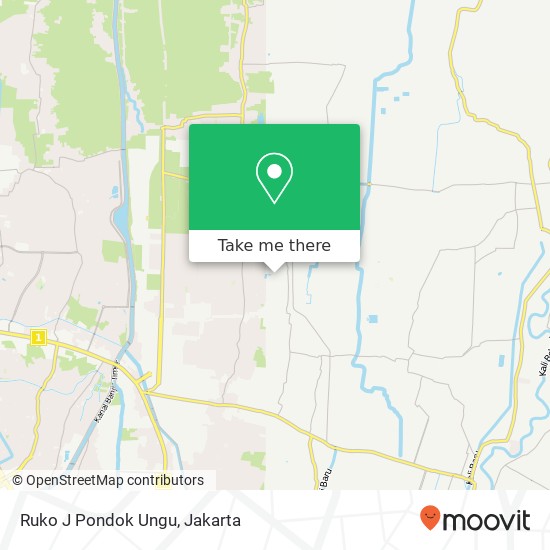 Ruko J Pondok Ungu map