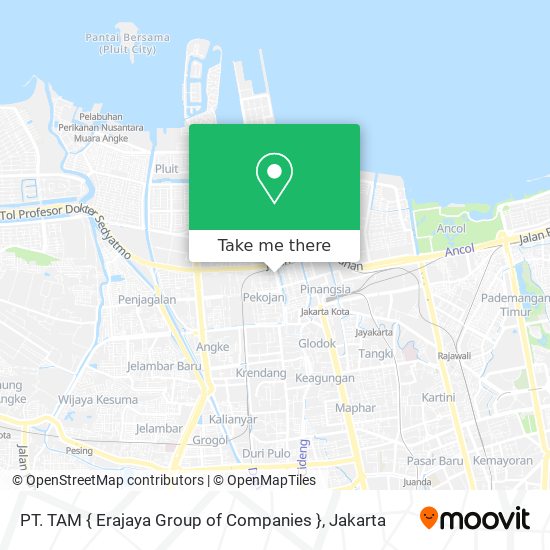 PT. TAM { Erajaya Group of Companies } map