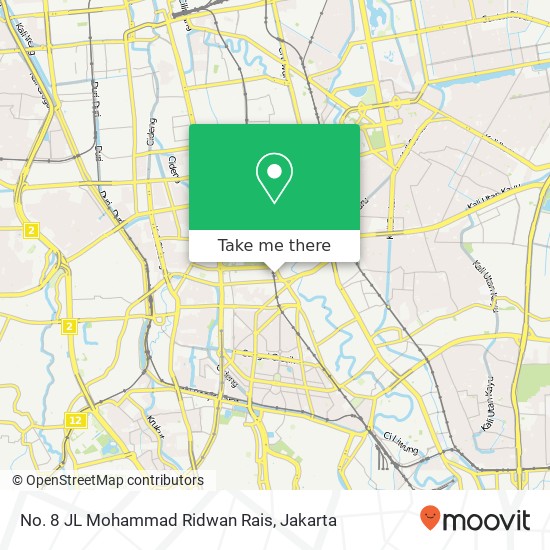 No. 8 JL Mohammad Ridwan Rais map