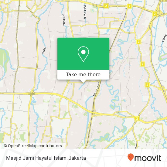 Masjid Jami Hayatul Islam map