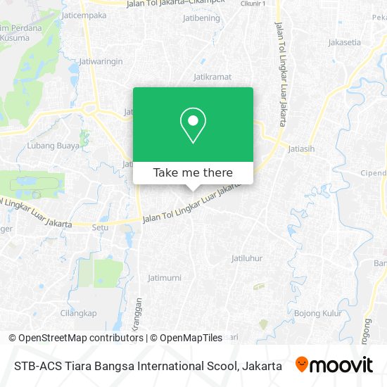 STB-ACS Tiara Bangsa International Scool map