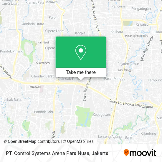 PT. Control Systems Arena Para Nusa map