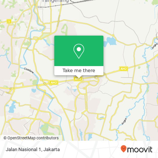 Jalan Nasional 1 map