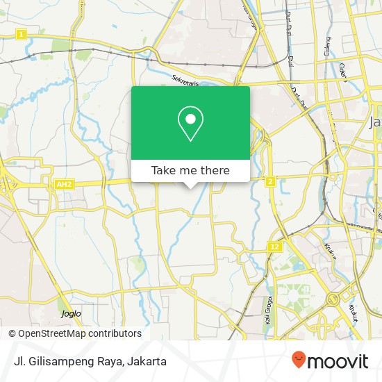 Jl. Gilisampeng Raya map