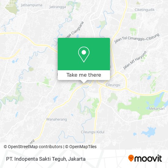 PT. Indopenta Sakti Teguh map