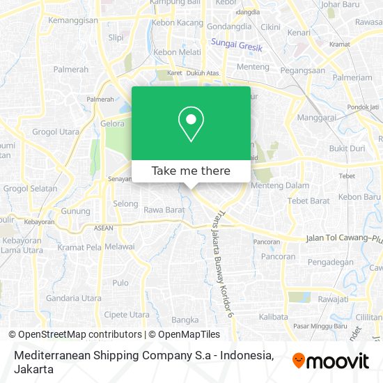 Mediterranean Shipping Company S.a - Indonesia map