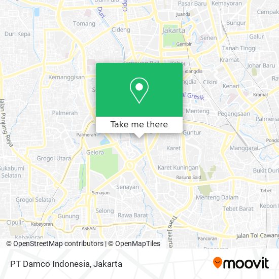 PT Damco Indonesia map