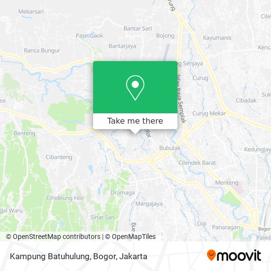 Kampung Batuhulung, Bogor map