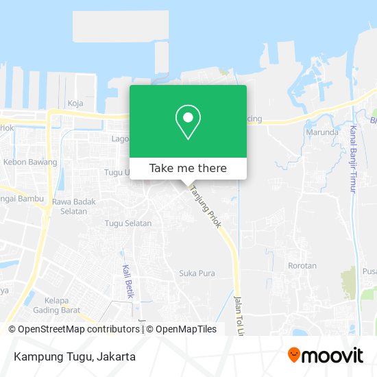 Kampung Tugu map