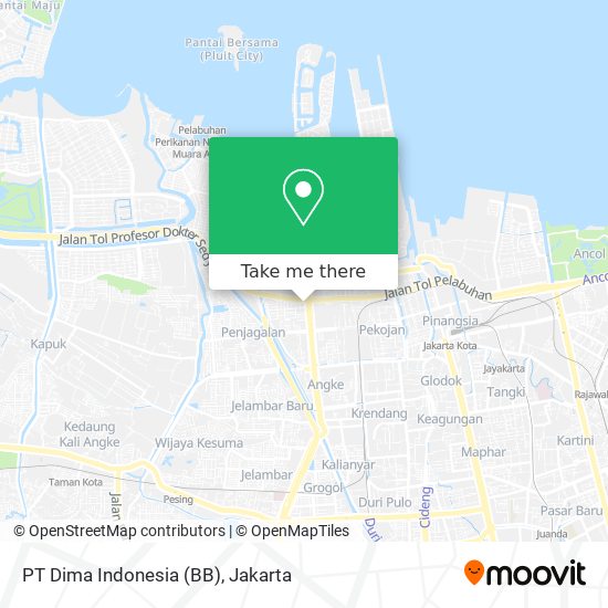 PT Dima Indonesia (BB) map