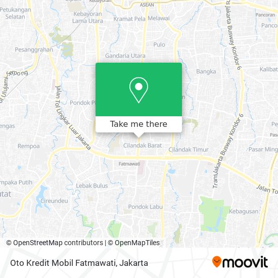 Oto Kredit Mobil Fatmawati map