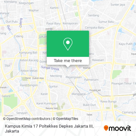 Kampus Kimia 17 Poltekkes Depkes Jakarta III map