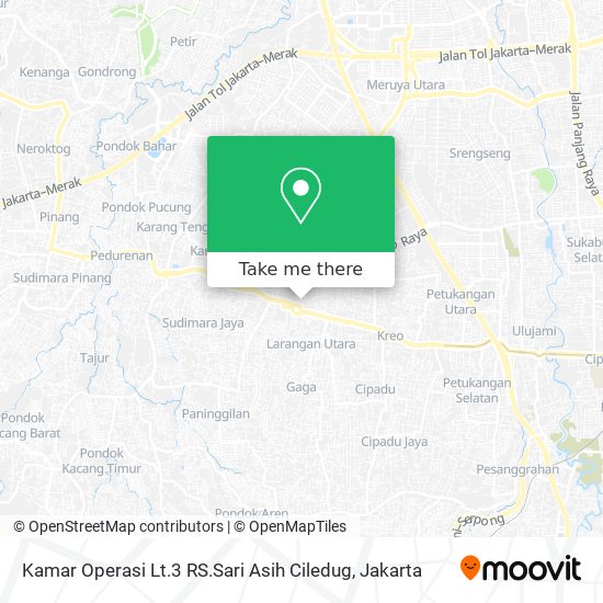 Kamar Operasi Lt.3 RS.Sari Asih Ciledug map