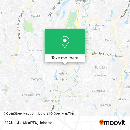 MAN 14 JAKARTA map